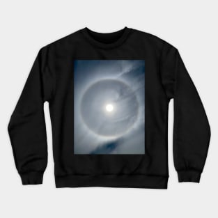 Optical phenomenon of sun with halo Crewneck Sweatshirt